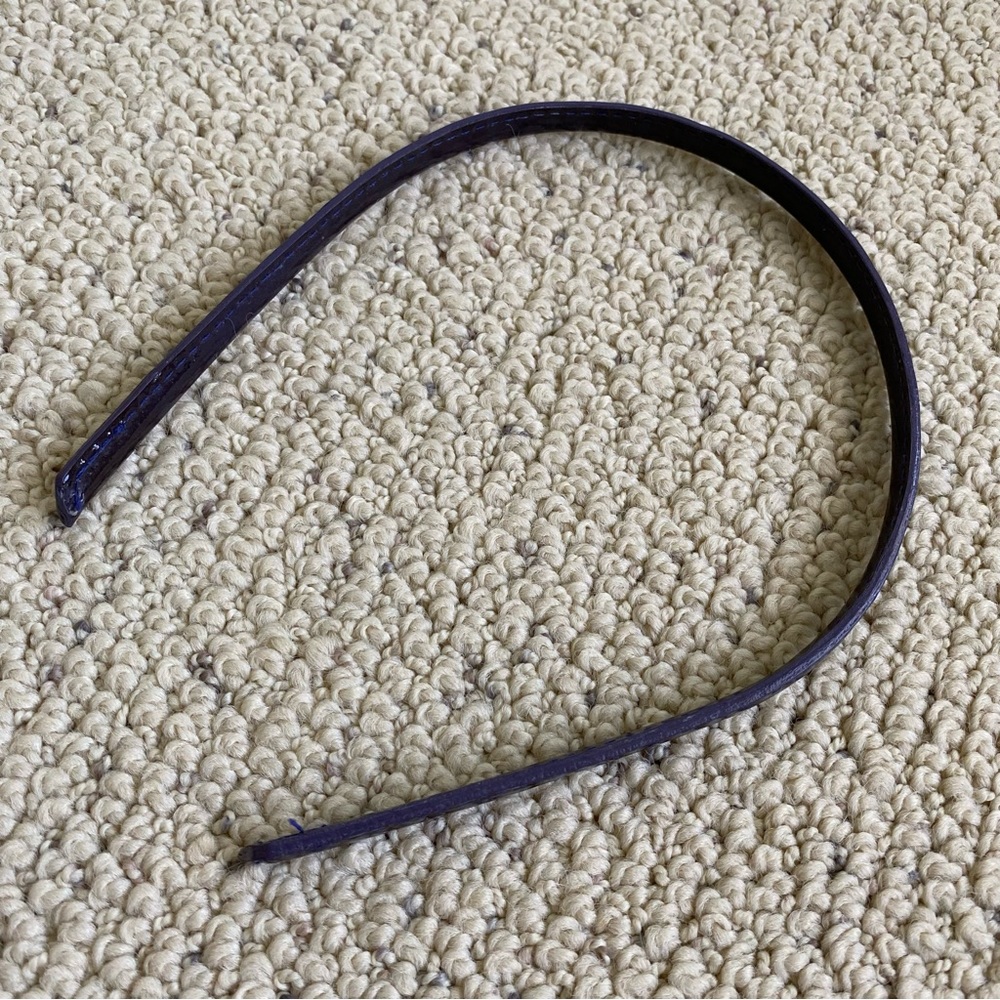 Jennifer Behr Bordo Classic Headband Purple Hair Accessories